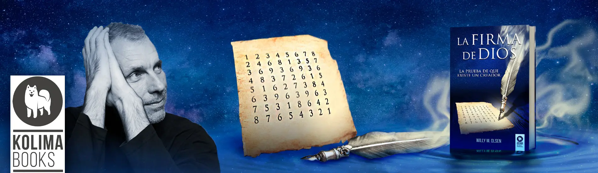 Willy M. Olsen – El nombre de Dios es una matriz de números que resulta ser el común denominador de todos los números hasta el infinito. Esta matriz es la firma de Dios.